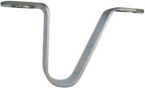 Supports & sabots — Sabot en V. L. 126 x l. 35 x H. 70 mm. Entraxe : 90 mm Rulquin 1TR004100