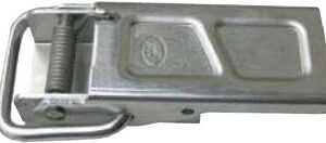 Grenouillères et crochets — Grenouillère à ressort. L. 135 x Entraxe : 20/30 mm x Ø 5 mm. Capacité : 720 kg Rulquin FFK3968B