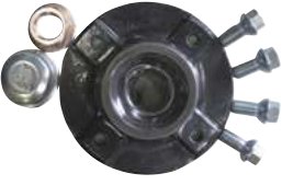 Moyeux non freinés : 750 / 850 kg — Vis de roue conique : M12 x 1,5 – FFK0653B, Rulquin 1TR004134