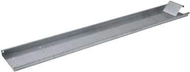 Supports spécifiques — Rail porte-quad avec butée en acier galvanisé. Dimensions : L. 2 000 x l. 300 x H. 45 mm Rulquin FFL002685
