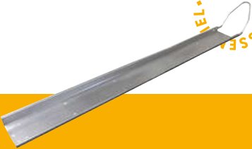 Supports spécifiques — Rail porte-moto avec butée en acier galvanisé. Dimensions : L. 2 000 x l. 175 Rulquin FFL800818
