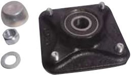 Moyeux complets non freinés : 450 / 500 / 600 / 750 kg — Vis de roue sphérique : M10 x 1,25 – FFK0650B, Rulquin FFLT800280