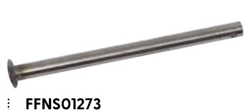 Diabolo et galet noir — Axe diabolo Ø 20 mm Rulquin FFNS01272