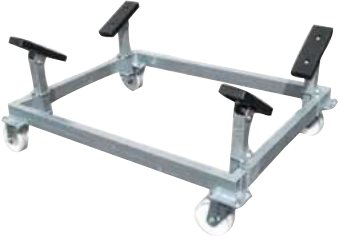 Bers — Ber à roulettes livré avec 4 1300 x 1000 x 10/25 mm Capacité de charge : 1,2 tonne Rulquin FFNS33001