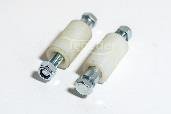Jeu de bagues de guidage Westfalia (2 bagues, 2 tubes, 2 vis, 2 écrous) Tegeder 76.762.252