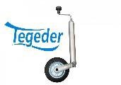 Roue jockey Ø48mm jante plastique Tegeder 15.193.744