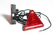 Feu arrière LED avec triangle de présignalisation droit Tegeder 16.160.105