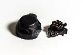Prise femelle 7 broches avec contact d&rsquo;interruption Tegeder 15.700.021