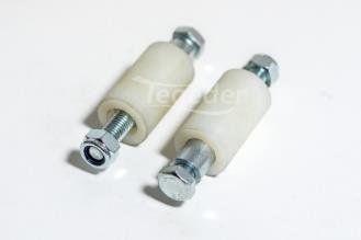 Jeu de bagues de guidage Westfalia (2 bagues, 2 tubes, 2 vis, 2 écrous) Tegeder 76.762.252