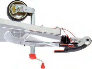 Carter de commande de freinage — finition alu AL-KO 1258799