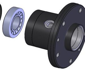 Moyeux de frein WS 245 OBS avec roulements 30204/30206, 5xØ112 WAP 8308774