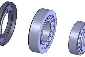 Jeu de roulements coniques 30204/30206, charge max 1500 kg WAP 8302831