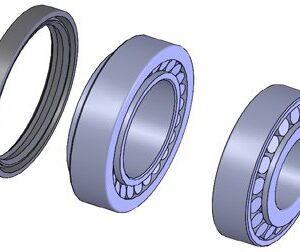 Jeu de roulements coniques 30206/30208 X à partir de 03/2017, charge max 1800 kg WAP 8307787
