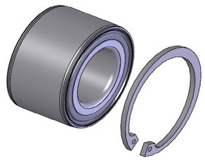 Jeu de roulements standard, charge max 1500 kg WAP 8302841