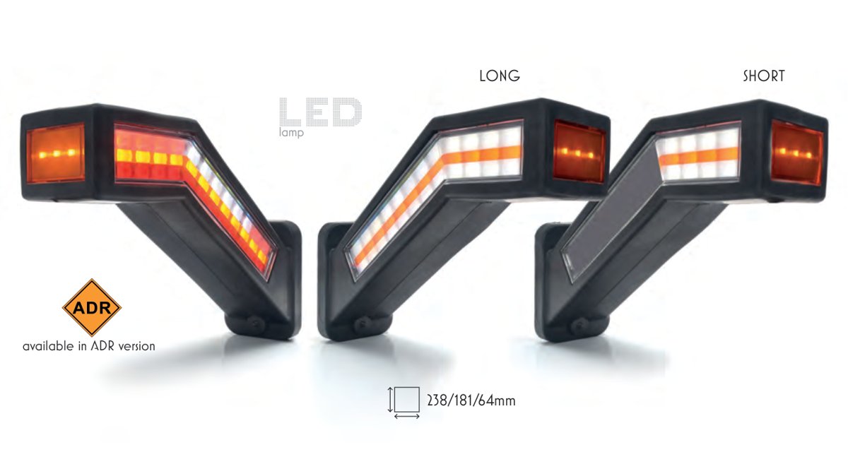 Feu arrière 5 fonctions LED multifunctional rear WAS 1442 L