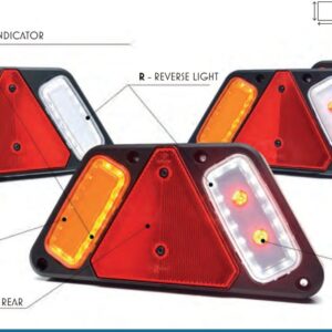 Feu arrière 5 fonctions LED W228 200 cm open end cable WAS 1497/I L KR