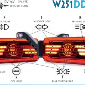Feu arrière 7 fonctions LED Multifunctional rear lamps Schlemmer WAS 1939 P SCHL