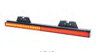 Feu arrière 3 fonctions LED W260 stop, feux-position WAS 2348