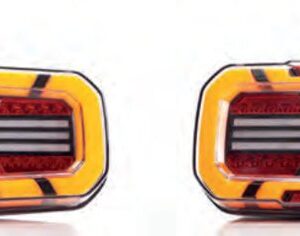 Feu arrière 5 fonctions LED W278DD HALF RING BLACK gauche Schlemmer WAS 2396 DD L BLACK