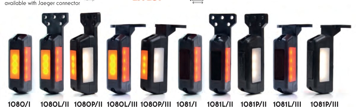 Feu de position blanc WAS 1080L/II