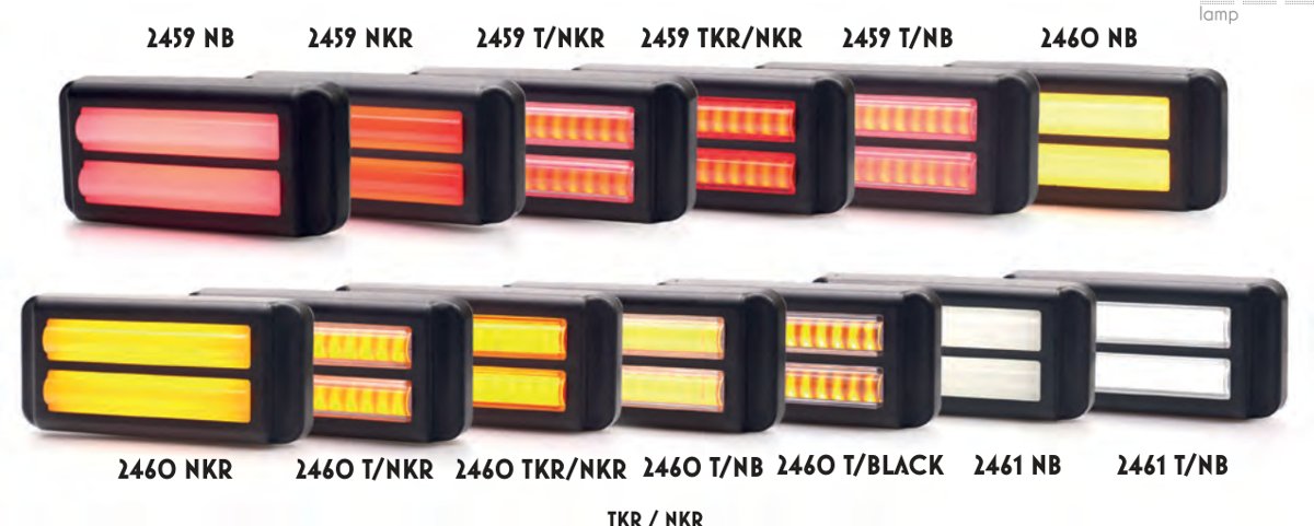 Feu de position LED feux-position-gabarit WAS 2459 TKR/NKR