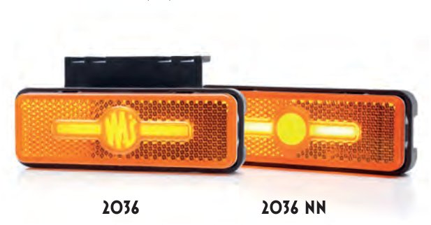 Feu de position ambre feux-position-gabarit WAS 2036 NN