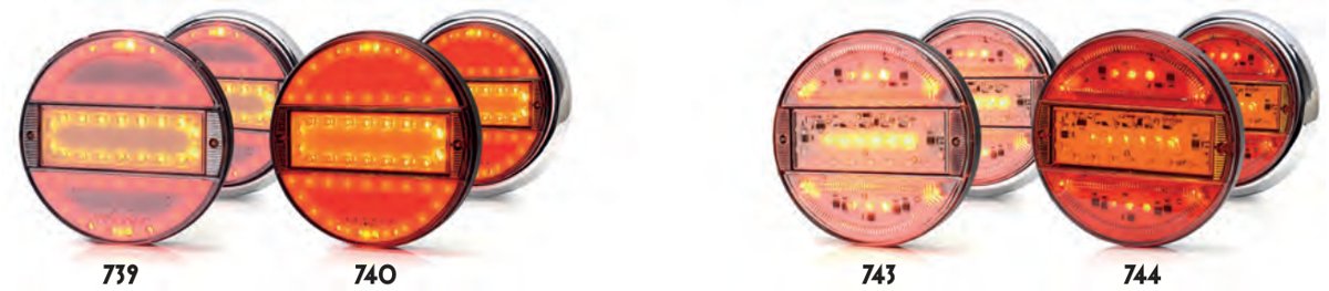 Feu arrière 4 fonctions LED multifunctional rear WAS 759