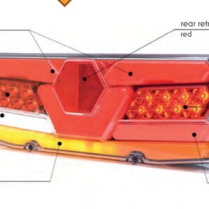 Feu T/S/I/F/R / position LED W171 connectique inconnue WAS 1191 O12