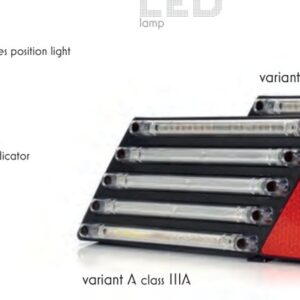 Feu stop / clignotant LED feux-arriere WAS 829O/III