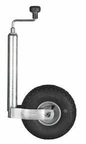 Roue jockey Ø 48 mm, roue 260 x 85 gonflable, 150 kg Winterhoff 1860909