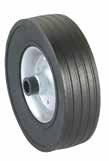 Galet 225 × 70 mm, caoutchouc plein, jante acier, moyeu Ø 20 x 88 mm, 400 kg Winterhoff 1223522