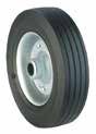 Galet 200 × 60 mm, caoutchouc plein, jante acier, moyeu Ø 20 x 58 mm, 250 kg Winterhoff 1860506
