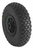 Galet de rechange pour roue jockey, roue 215 x 70 mm caoutchouc, jante plastique, moyeu Ø 20 x 88 mm, 150 kg Winterhoff 1211567